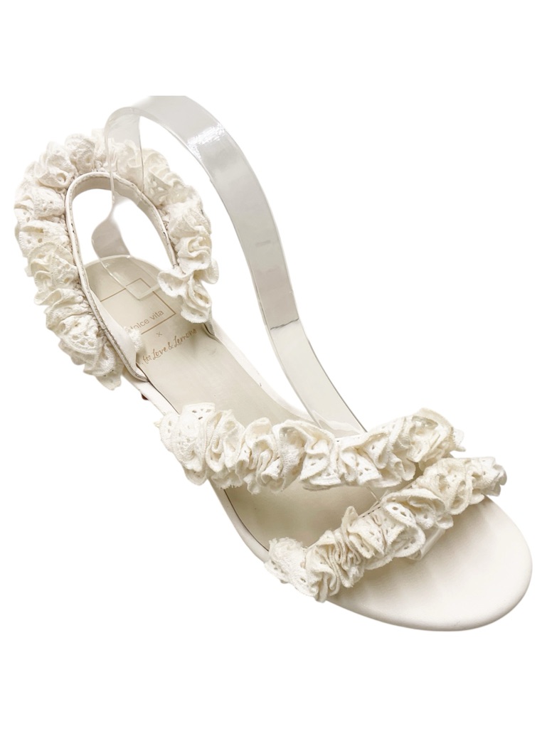 {Dolce Vita X For Love And Lemons} Eyelet Lace Kitten Heels